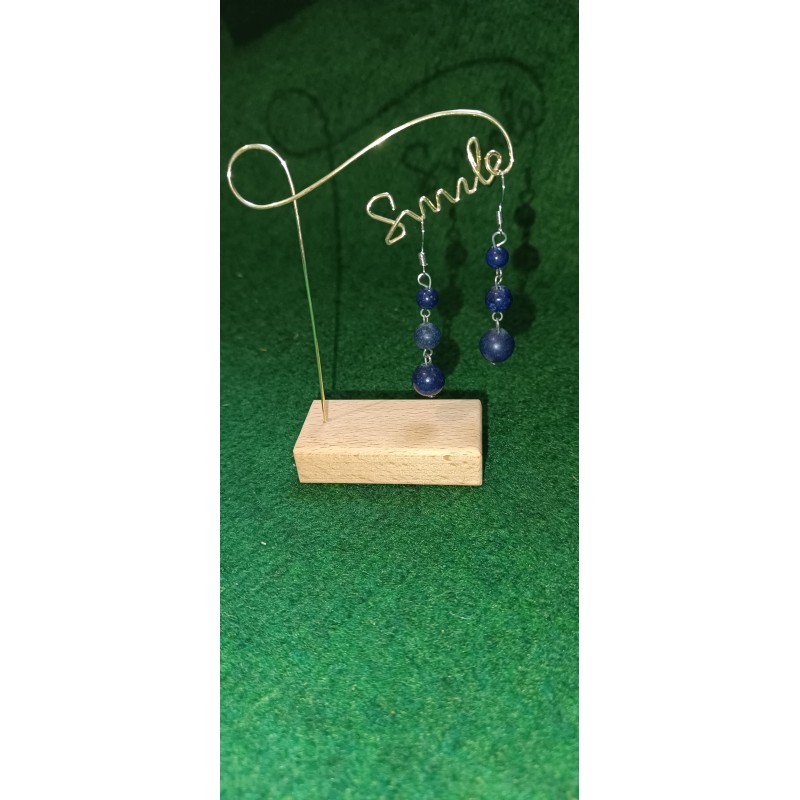 boucles d'oreilles lapis lazulli