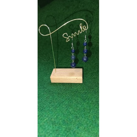 boucles d'oreilles lapis lazulli