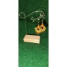 boucle d'oreille en macramé