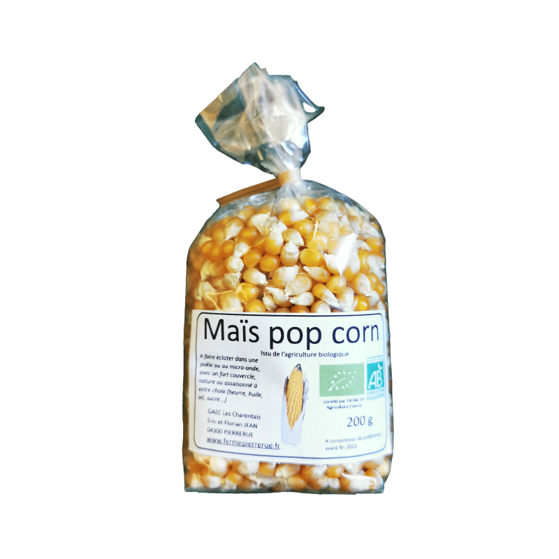 Maïs à Popcorn - 200gr,bio