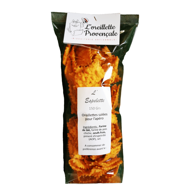 Oreillettes Piment d'Espelette 150gr