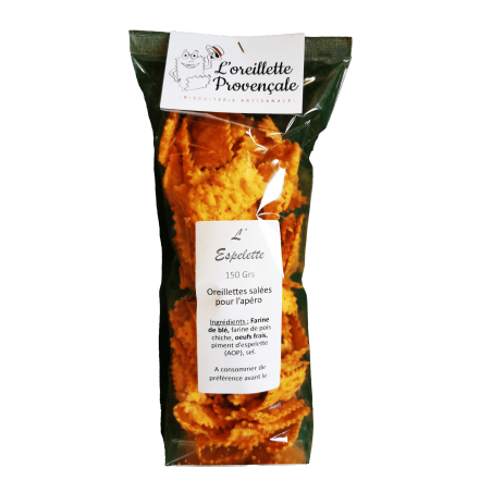 Oreillettes Piment d'Espelette 150gr
