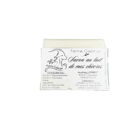 Savon au Lait de Chèvre 75g - Terra Cabrun