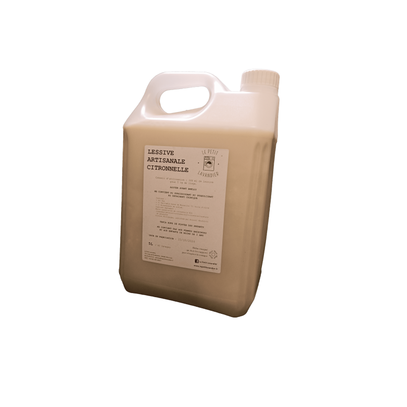 Lessive artisanale citronelle - 5L