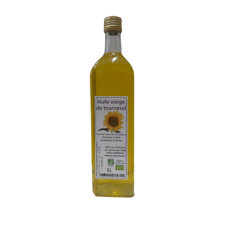 Huile Vierge de Tournesol Bio - 1L