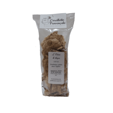 Oreillettes Olive/Thym 150gr