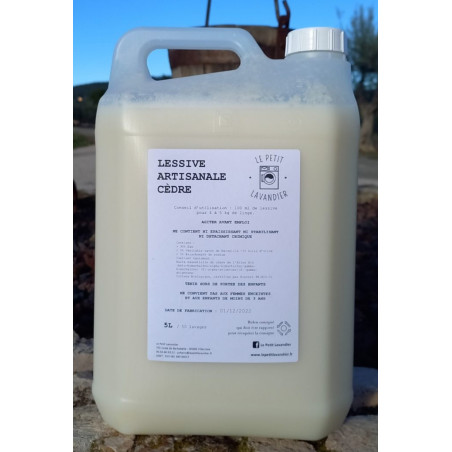 Lessive artisanale cèdre
