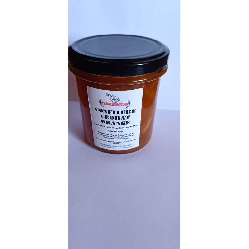 Confiture d'oranges cédrat